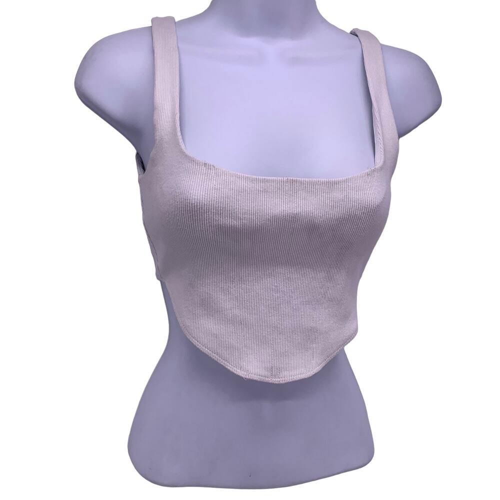Princess Polly White Corset Tank Womens Size 4